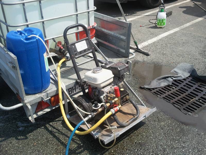 Remise en état après 3 ans sans lavage à Rungis