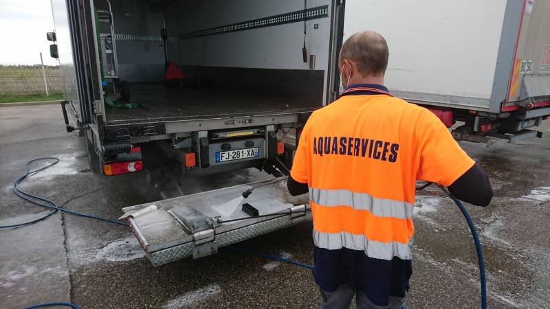 Rénovation d'un hayon de camion frigorifique sur Vitrolles